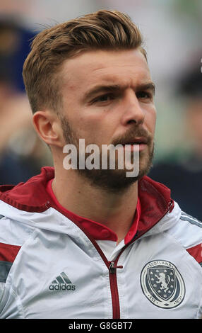 Fußball - UEFA-Europameisterschaft Qualifikation - Gruppe D - Republik Irland - Schottland - Aviva Stadium. James Morrison, Schottland Stockfoto