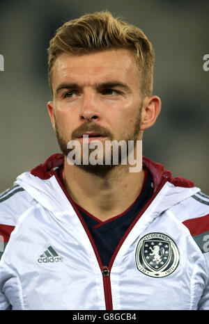 Fußball - UEFA Euro 2016 - Qualifikation - Gruppe D - Georgien gegen Schottland - Boris Paichadze Dinamo Arena. James Morrison, Schottland Stockfoto