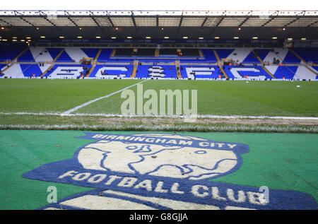 Birmingham City gegen Milton Keynes Dons – Sky Bet Championship – St Andrews. Ein allgemeiner Blick in St Andrews vor dem Spiel zwischen Birmingham City und Milton Keynes Dons. Stockfoto