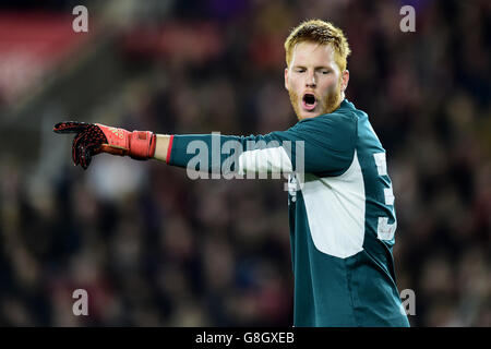 Southampton gegen Liverpool - Capital One Cup - Viertelfinale - St. Mary's. Liverpooler Torwart Adam Bogdan Stockfoto