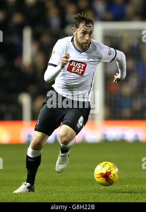 Derby County / Bristol City - Sky Bet Championship - iPro Stadium. Richard Keogh von Derby County Stockfoto