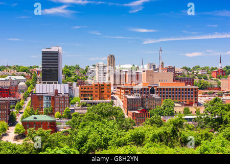 Lynchburg, Virginia, USA Innenstadt Skyline in den Tag. Stockfoto