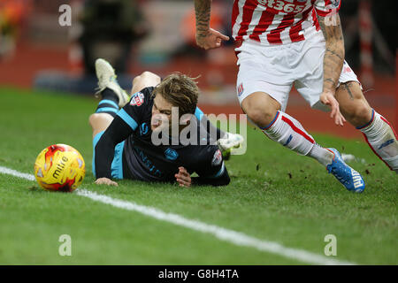 Stoke City gegen Sheffield Wednesday - Capital One Cup - Viertel Finale - Britannia Stadium Stockfoto