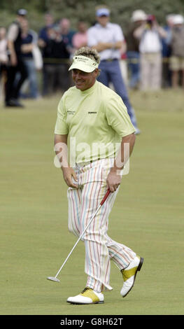 Golf - 134. Open Championship 2005 - St Andrews. Darren Clarke aus Nordirland. Stockfoto