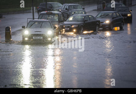 Winterwetter 5. Dezember 2015 Stockfoto