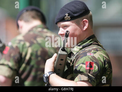 Britische Soldaten Tod Stockfoto