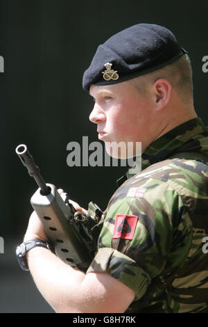 Britische Soldaten Tod Stockfoto