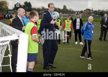 Duke of Cambridge besuchen Birmingham Stockfoto