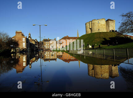 Winterwetter 27. Dezember 2015 Stockfoto