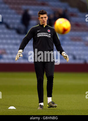 Burnley gegen Charlton Athletic – Sky Bet Championship – Turf Moor. Charlton Athletic Torwart Nick Pope Stockfoto