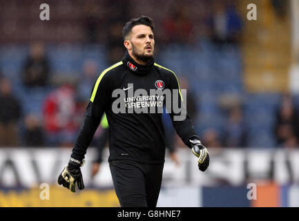 Burnley gegen Charlton Athletic – Sky Bet Championship – Turf Moor. Charlton Athletic Torwart Stephen Henderson Stockfoto