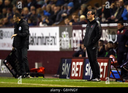 Burnley gegen Charlton Athletic – Sky Bet Championship – Turf Moor. Charlton Athletic Manager Karel Fraeye Stockfoto