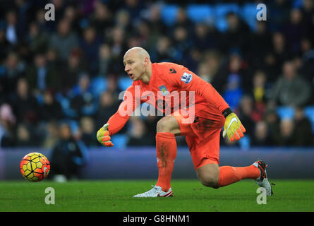 Aston Villa gegen Watford - Barclays Premier League - Villa Park. Torhüter der Aston Villa Brad Guzan Stockfoto