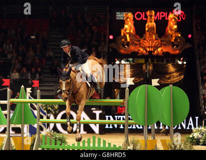 2015 Olympia London International Horse Show - Tag sieben - Olympia Exhibition Centre Stockfoto