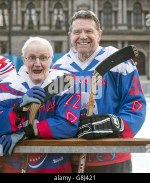 Piranhas Eishockey photocall Stockfoto