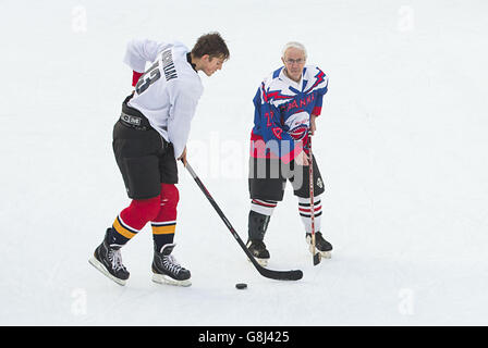 Piranhas Eishockey photocall Stockfoto