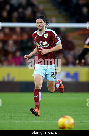 Hull City gegen Burnley - Sky Bet Championship - KC Stadium. George Boyd von Burnley Stockfoto