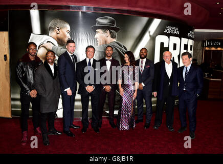 Creed Europapremiere - London Stockfoto