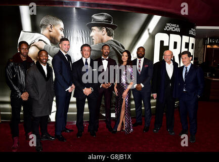 Creed Europapremiere - London Stockfoto