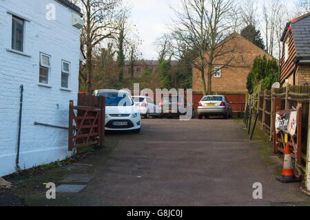 Zuvor unveröffentlichtes Foto vom 8/1/2016 des Old Wheatsheaf Pub, in Enfield, London, wo der Austausch von Beute aus Hatton Garden Raub stattfand. Carl Wood, William Lincoln und Hugh Doyle wurden am Woolwich Crown Court wegen Beteiligung an der Hatton Garden Razzia verurteilt, die für den größten Einbruch in der britischen Rechtsgeschichte gehalten wurde, in dem Schmuck und Wertgegenstände im Wert von geschätzten &ACIRC;&Pound;14 Millionen gestohlen wurden. Stockfoto