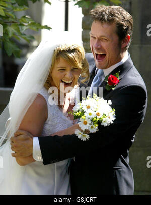 Krönung-Straße-Hochzeit Stockfoto