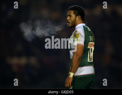 Leicester Tigers' Manu Tuilagi während des European Champions Cup, Pool Four Spiel in der Welford Road, Leicester. Stockfoto