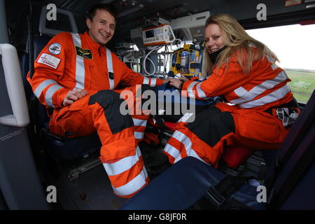 East Anglian Air Ambulance Stockfoto