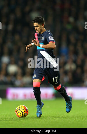 West Bromwich Albion gegen Newcastle United - Barclays Premier League - The Hawthorns. Ayoze Perez von Newcastle United während des Spiels der Barclays Premier League im Hawthorns, West Bromwich. Stockfoto