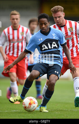 Fußball - Pre Season freundlich - Stevenage V Tottenham Hotspur XI - das Lamex-Stadion Stockfoto