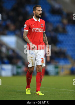 Colchester United gegen Charlton Athletic - Emirates-FA-Cup - 3. Runde - Colchester Community Stadium Stockfoto