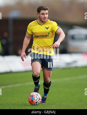 Oxford United gegen Swansea City - Emirates-FA-Cup - 3. Runde - Kassam Stadion Stockfoto