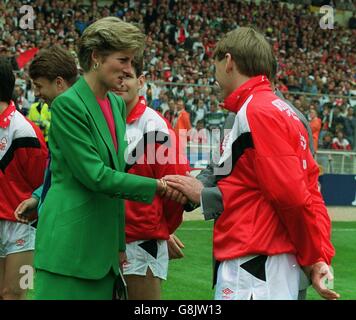 Fußball - 1991 F.A.Cup Finale - Tottenham Hotspur V Nottingham Forest Stockfoto