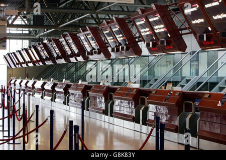 Gepäck-Handler Walkout - London Stockfoto