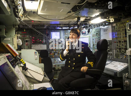 Besuch der Verteidigungsminister in Faslane Stockfoto