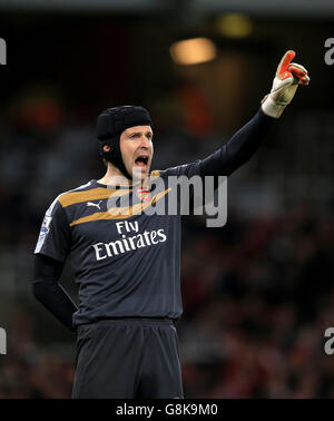 Arsenal gegen Chelsea - Barclays Premier League - Emirates Stadium. Arsenal-Torwart Petr Cech Stockfoto