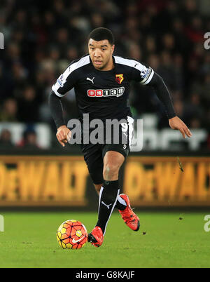 Swansea City / Watford - Barclays Premier League - Liberty Stadium. Troy Deeney, Watford Stockfoto