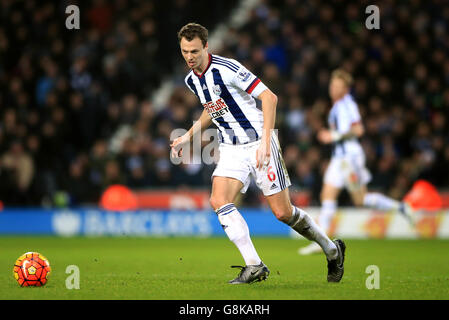 West Bromwich Albion gegen Aston Villa - Barclays Premier League - The Hawthorns. Jonny Evans, West Bromwich Albion Stockfoto