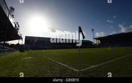 Portsmouth gegen AFC Bournemouth – Emirates FA Cup – vierte Runde – Fratton Park. Gesamtansicht des Fratton Park, Heimat von Portsmouth Stockfoto