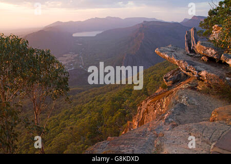 Schnellboot Lookout im Grampians National Park Stockfoto