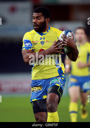 Noa Nakaitaci von Clermont Auvergne während des European Champions Cup, Pool zwei Spiel im Liberty Stadium, Swansea. Stockfoto