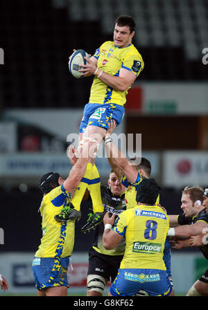 Ospreys / ASM Clermont Auvergne - European Champions Cup - Pool zwei - Liberty Stadium. Loic Jacquet von Clermont Auvergne während des European Champions Cup, Pool zwei Spiel im Liberty Stadium, Swansea. Stockfoto