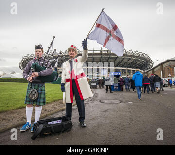 Schottland V England - 2016 RBS Six Nations - BT Murrayfield Stadium Stockfoto