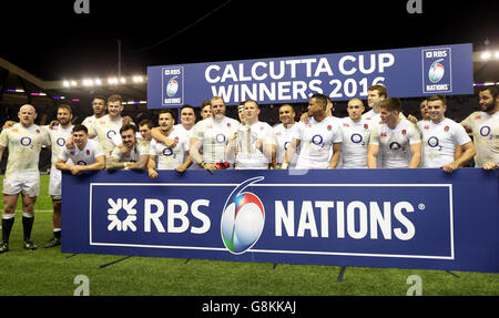 Schottland V England - 2016 RBS Six Nations - BT Murrayfield Stadium Stockfoto