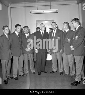 Australische Rugby-League-Team in London Stockfoto