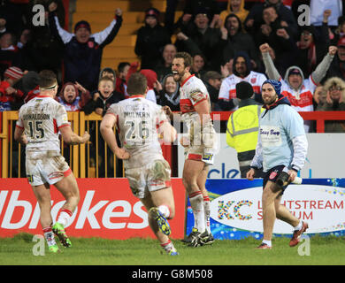 Hull KR V Castleford Tigers - erste Utility Superliga - KC Lightstream Stadion Stockfoto