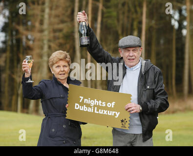 Arthur Howard Lottogewinn Stockfoto