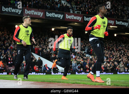 West Ham United V Liverpool - Emirates-FA-Cup - vierte Runde Replay - Upton Park Stockfoto