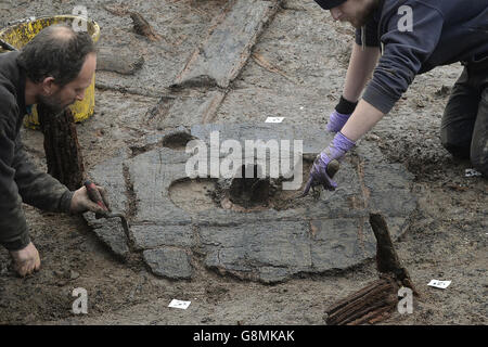 Bronzezeit Rad entdeckt Stockfoto