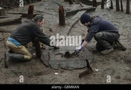 Bronzezeit Rad entdeckt Stockfoto