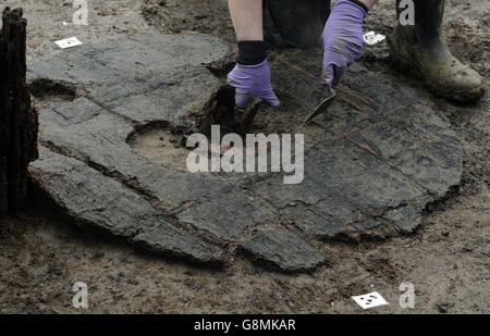 Bronzezeit Rad entdeckt Stockfoto